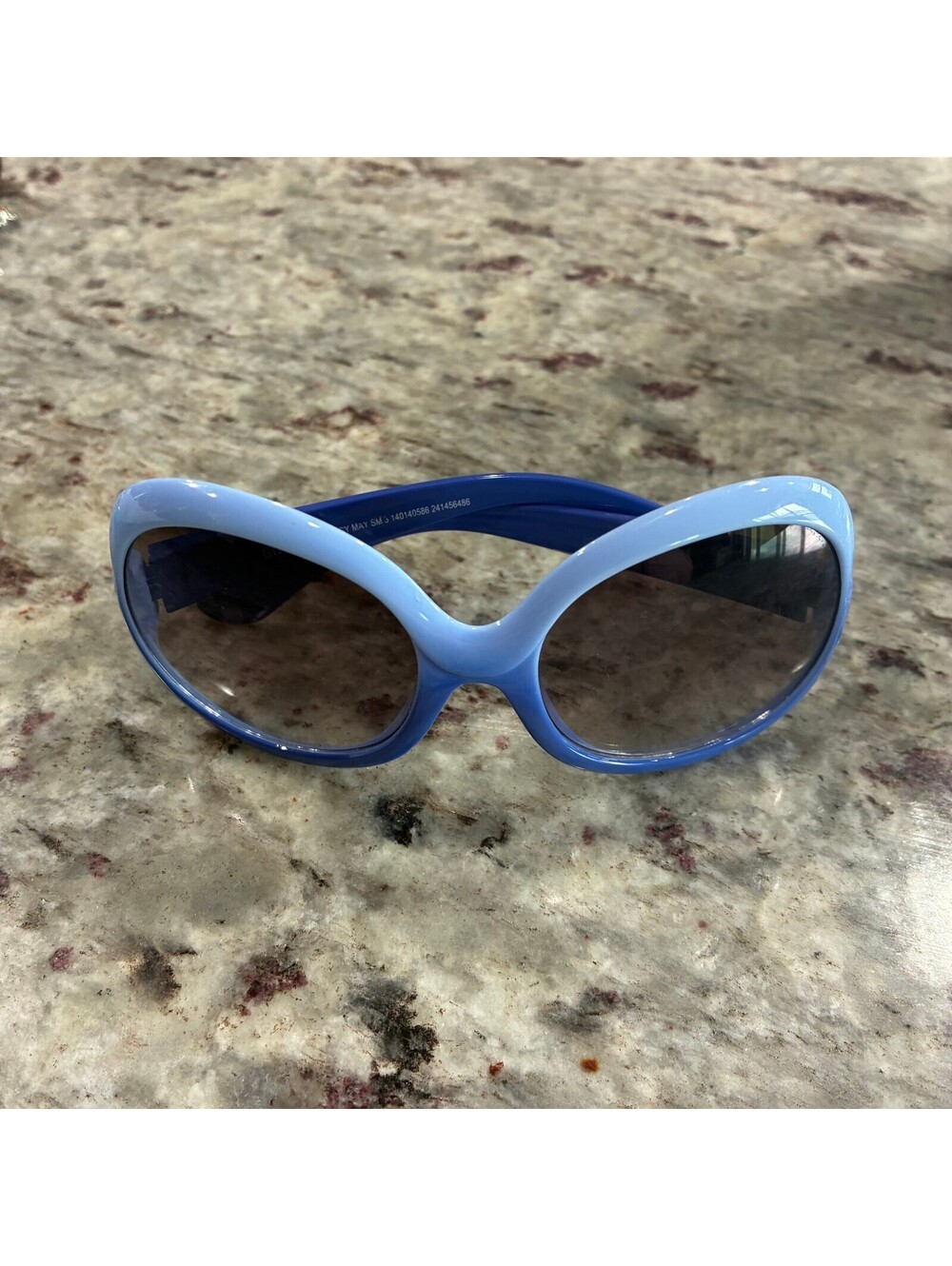 Gymboree Girls Blue Butterfly Sunglasses Kids UV Protection Summer
